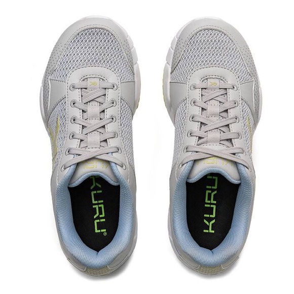 KURU Quantum 2 Dove Gray-Pale Lime-2.0 Sneakers Size 9 Medium Shoes - Picture 14 of 17
